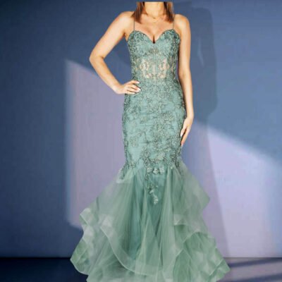 Mermaid Laceback Dress