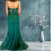 GREEN BEADED DRESS