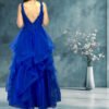 STYLE NUMBER : DD-2605 5 ROYAL BLUE Ruffled Ballgown V-Neck