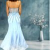 SKY BLUE BEADED DRESS