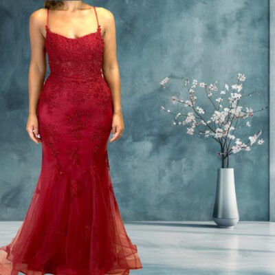 Mermaid Tulle Prom Dress