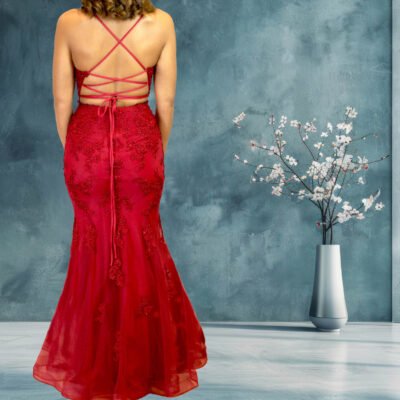 Mermaid Tulle Prom Dress