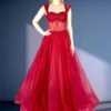 STYLE NUMBER : DD-2644 15 RED A-line or styled off the shoulder
