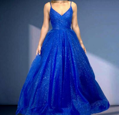 Ruched Top Ballgown Dress
