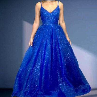 Ruched Top Ballgown Dress