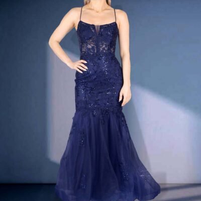 Fishtail Laceback Dress