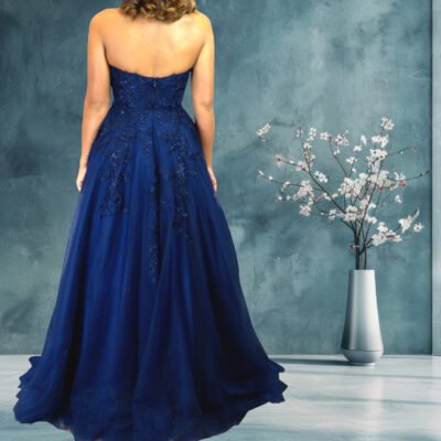 Strapless Ballgown Embroidery Top