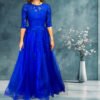 Elegant Long Sleeve Lace A-Line Dress