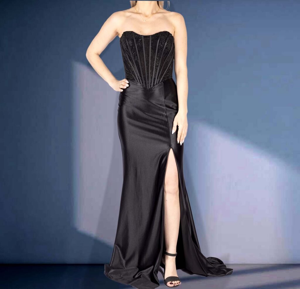 Fonthill Road Prom Dresses 28 Strapless Beaded Long Dress